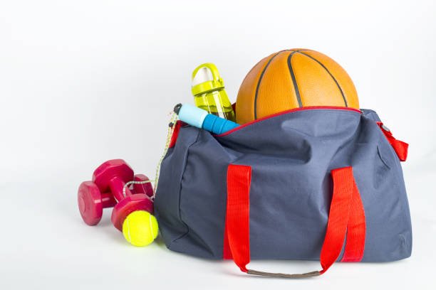 Sport bag for packing basketball equipment